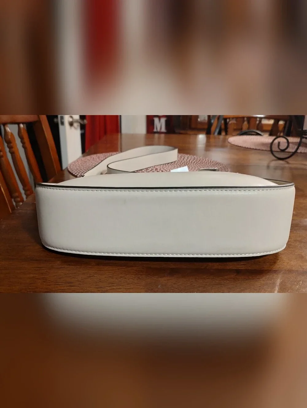 Women's Cream Shoulder Bag - Classic Minimalist Tote